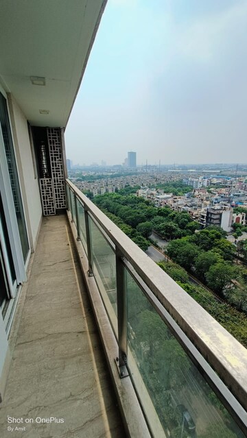 Balcony in 3 BHK Apartment at Ambience Tiverton, Sector 50 – for Rent
