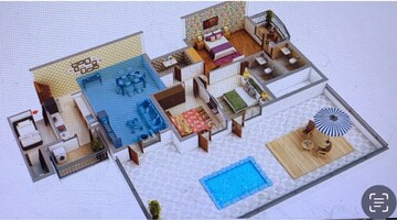 Floor Plan in 3.5 BHK Apartment at Pareena The Elite Residences, Sector 99 – for Rent