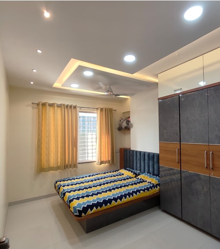 Master Bedroom, goel-ganga-florentina 3 Bedroom 1450 Sq.Ft. Apartment In Nibm Annexe Pune 8503326