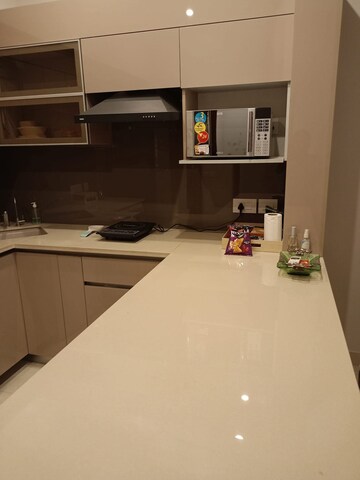 Living Room in 1 BHK Apartment at Krisumi Waterfall Residences, Sector 36a – for Rent