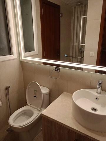 Attached Bathroom in 1 BHK Apartment at Krisumi Waterfall Residences, Sector 36a – for Rent