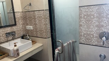 Bathroom in 3 BHK Apartment at Golden Sand Apartments, Dhakoli Village – for Sale