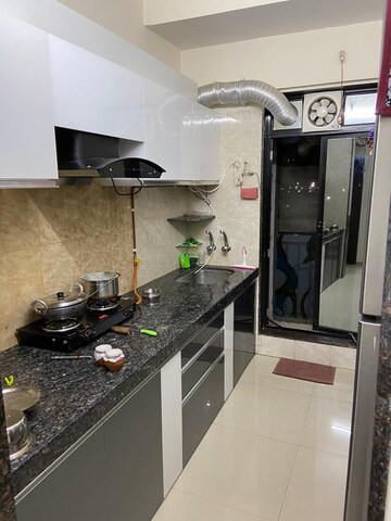 Kitchen in 3 BHK Apartment at Leena  Bhairav Residency, Mira Road – for Rent