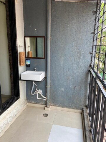 Terrace in 3 BHK Apartment at Leena  Bhairav Residency, Mira Road – for Rent