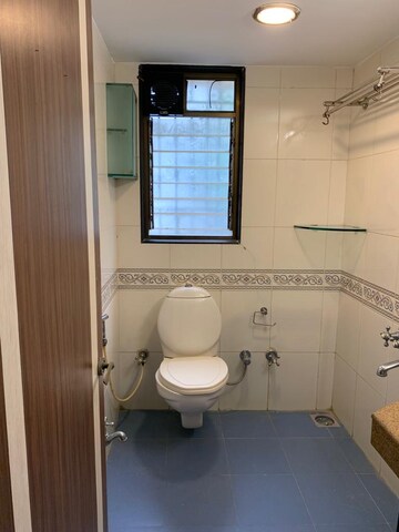 Attached Bathroom in 3 BHK Apartment at Bandstand Apartment, Bandra West – for Rent