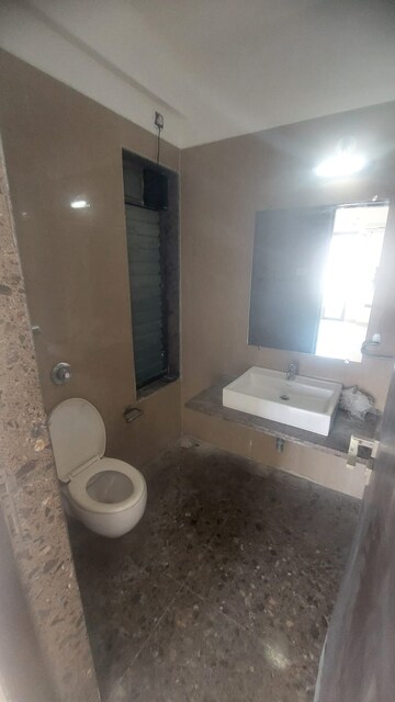 Attached Bathroom in 3 BHK Apartment at Satellite Tower, Goregaon East – for Rent