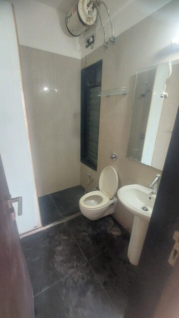 Attached Bathroom in 3 BHK Apartment at Satellite Tower, Goregaon East – for Rent