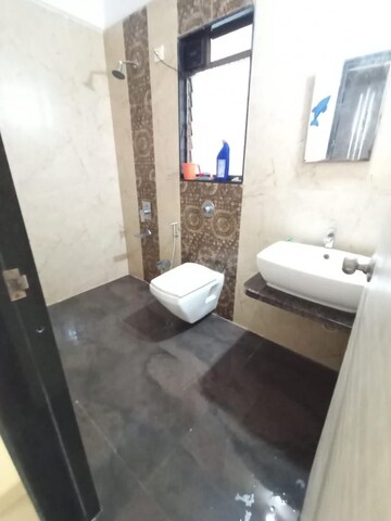 Bathroom in 2 BHK Apartment at Hyde Park CHS, Kharghar – for Sale