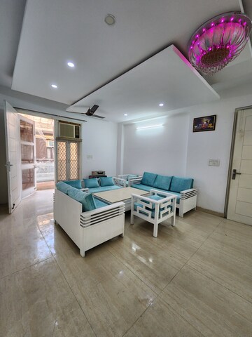 Living Room in 2 BHK Apartment at Chattarpur – for Rent