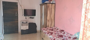Living Room in 1 BHK Apartment at Gokuldham CHS Goregaon, Goregaon East – for Rent