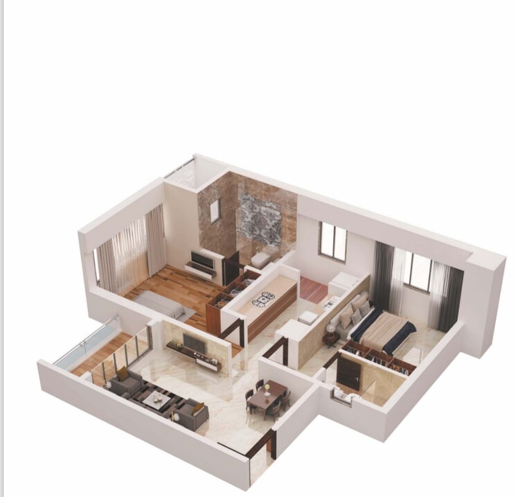 undefined, metro-crown 1 Bedroom 372 Sq.Ft. Apartment In Vikhroli West Mumbai 8503478