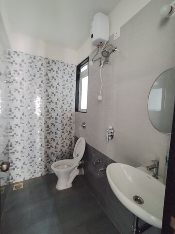 Attached Bathroom in 1 BHK Apartment at Mahavir Kalpavruksha, Ghodbunder Road – for Rent