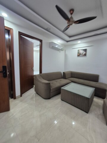 Living Room in 3 BHK Apartment at Rajpur Khurd Extension – for Rent