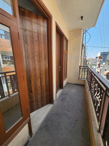 Balcony in 3 BHK Builder Floor at Chattarpur – for Rent
