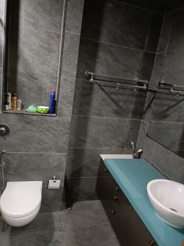 Attached Bathroom in 4 BHK Apartment at Pride Purple The Spires, Aundh – for Rent