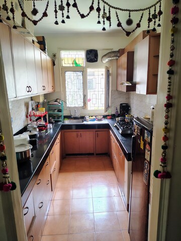 Kitchen in 2 BHK Builder Floor at South City 2 – for Rent