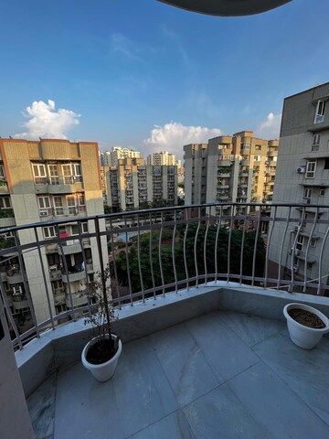Balcony in 2 BHK Apartment at Gupta Awas, Sector 43 – for Rent