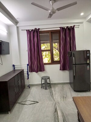 Living Room in 1 BHK Builder Floor at Saket – for Rent