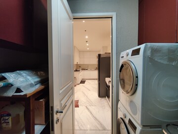 Living Room in 4 BHK Apartment at Bhartiya Leela Residences, Thanisandra Main Road – for Rent