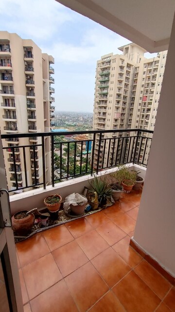 Balcony in 3 BHK Apartment at JKG Palm Court, Sector 16c Greater Noida – for Rent