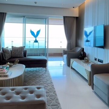 Living Room in 6 BHK Apartment at Runwal Elegante, Shashtri Nagar – for Rent
