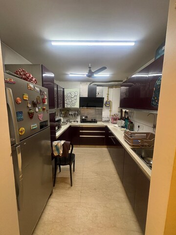 Kitchen in 3 BHK Builder Floor at Veera Safdarjung Enclave, Safdarjang Enclave – for Rent