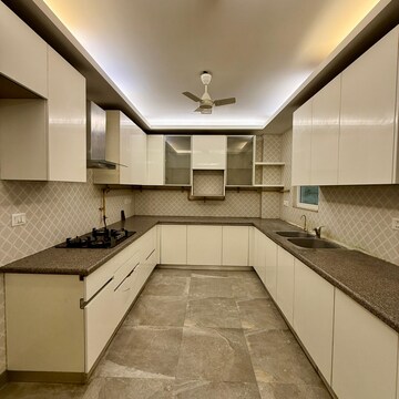 Kitchen in 3 BHK Builder Floor at Greater Kailash I – for Rent