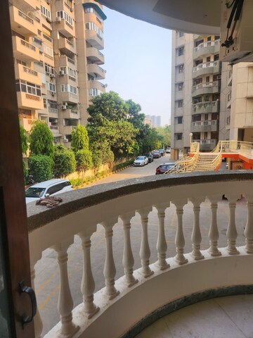 Balcony in 3.5 BHK Apartment at Medinova Apartment, Sector 56 – for Rent