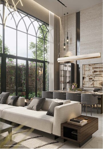 Living Room in 4 BHK Villa at Sobha Crystal Meadows, Sarjapur Road – for Sale