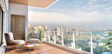 Balcony in 2 BHK Apartment at DLF One Midtown, Moti Nagar – for Rent