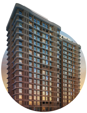 Master Bedroom in 1 BHK Apartment at Marathon Neo Valley, Bhandup West – for Sale
