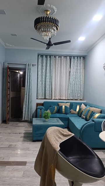 Living Room in 1 BHK Apartment at Shipra Riviera, Gyan Khand – for Rent