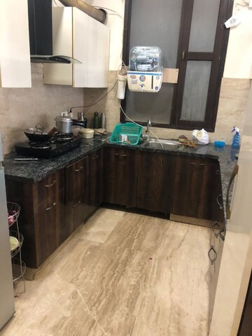 Kitchen in 3 BHK Builder Floor at RBC II, Sushant Lok I – for Rent