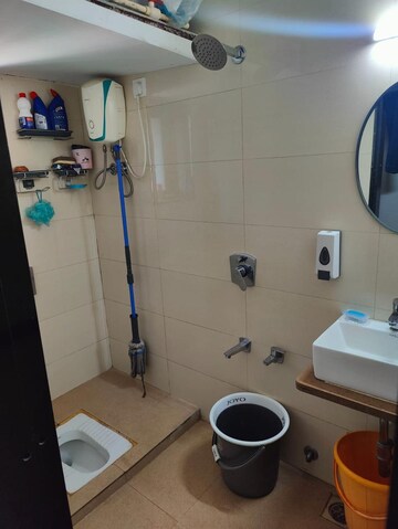 Attached Bathroom in 1 BHK Apartment at Raunak Bliss, Ghodbunder Road – for Rent