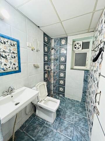 Bathroom in 2 BHK Apartment at NK Sharma Savitry Towers, Sas Nagar – for Rent