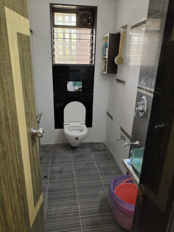 Bathroom in 2 BHK Apartment at Aruna Residency, Malad West – for Rent