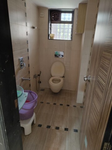 Bathroom in 2 BHK Apartment at Aruna Residency, Malad West – for Rent