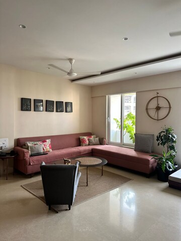 Living Room in 3 BHK Apartment at Dosti Group Acres, Wadala East – for Sale