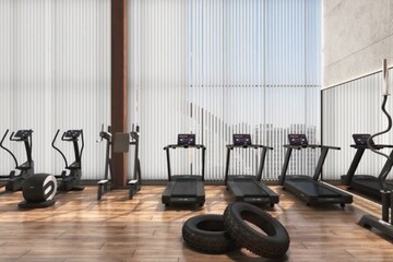 Gym in 3 BHK Apartment at Nimbus The Palm Village, Sector 22a Yamuna Expressway – for Sale