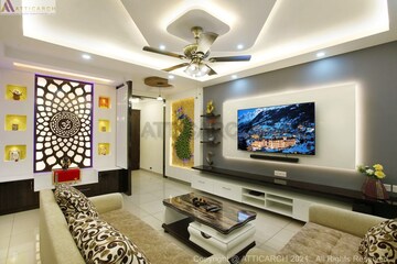Living Room in 2 BHK Apartment at Sobha City Gurgaon, Sector 108 – for Rent