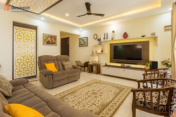 Living Room in 4 BHK Apartment at Sobha City Gurgaon, Sector 108 – for Rent