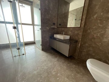 Bathroom in 3 BHK Apartment at Avighna One Avighna Park, Lower Parel – for Rent