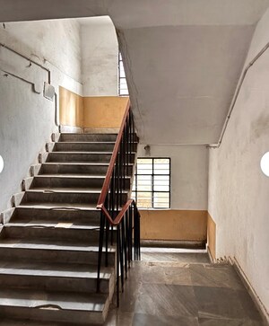 Staircase in 3 BHK Apartment at Krishti Kunja, Kaikhali – for Sale