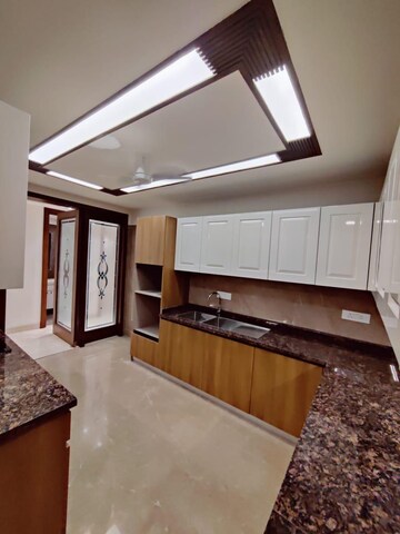Kitchen in 4 BHK Builder Floor at Sarvodya Enclave – for Rent