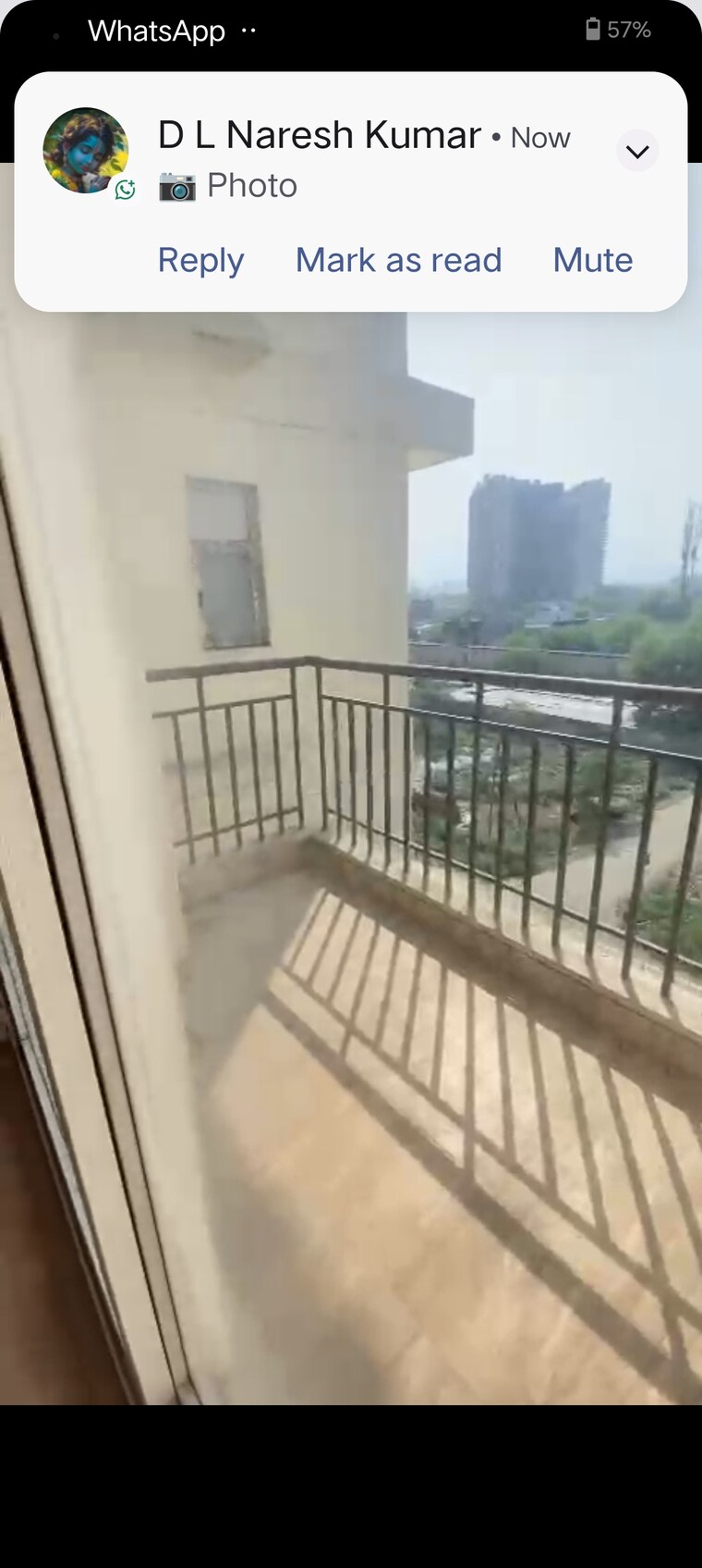 Balcony, amrapali-golf-homes 2.5 Bedroom 945 Sq.Ft. Apartment In Sector 4 Greater Noida Greater Noida 8506468