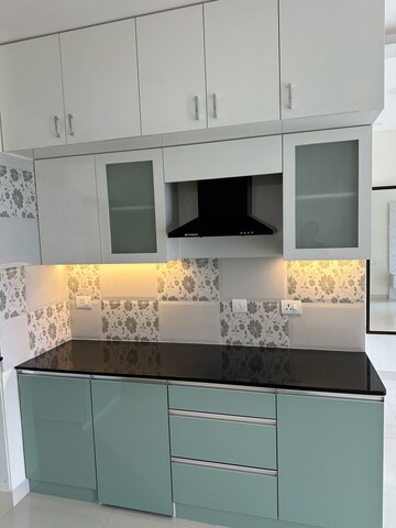 Kitchen in 1 RK Apartment at Brigade Cornerstone Utopia, Varthur – for Rent