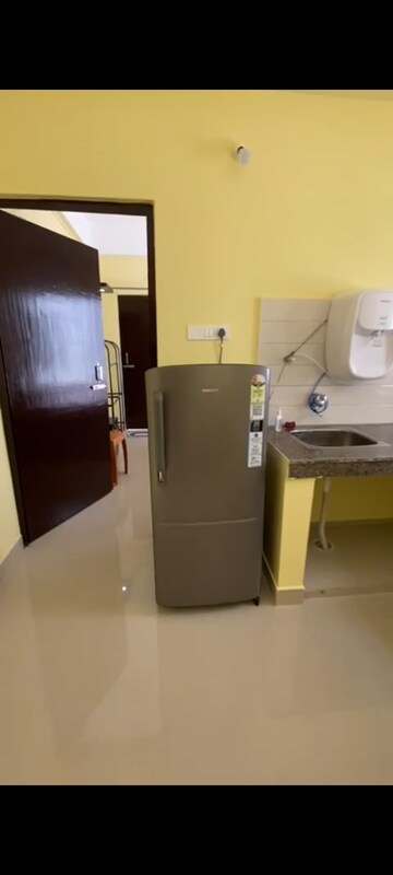 Living Room in 1.5 BHK Apartment at Azara – for Rent