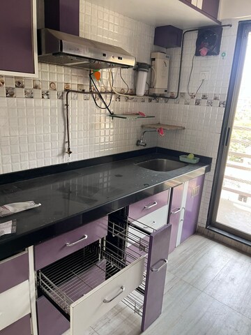 Kitchen in 2 BHK Apartment at Vardhaman Vista CHS, Ghatkopar East – for Rent