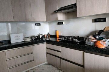 Kitchen in 3 BHK Apartment at Enpar Lotus 101 Worli Residences, Lower Parel – for Rent