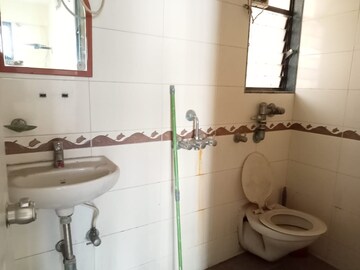Attached Bathroom in 2 BHK Apartment at Lodha Paradise, Majiwada – for Rent